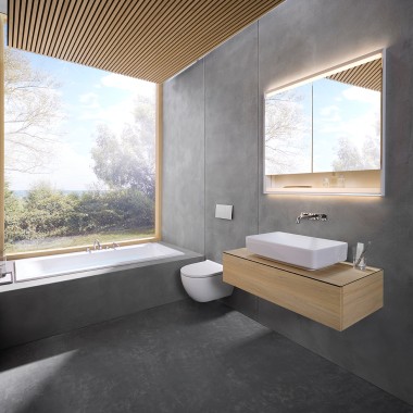 6x6 pobednički dizajn kupatila "Sereniti" (© Geberit)